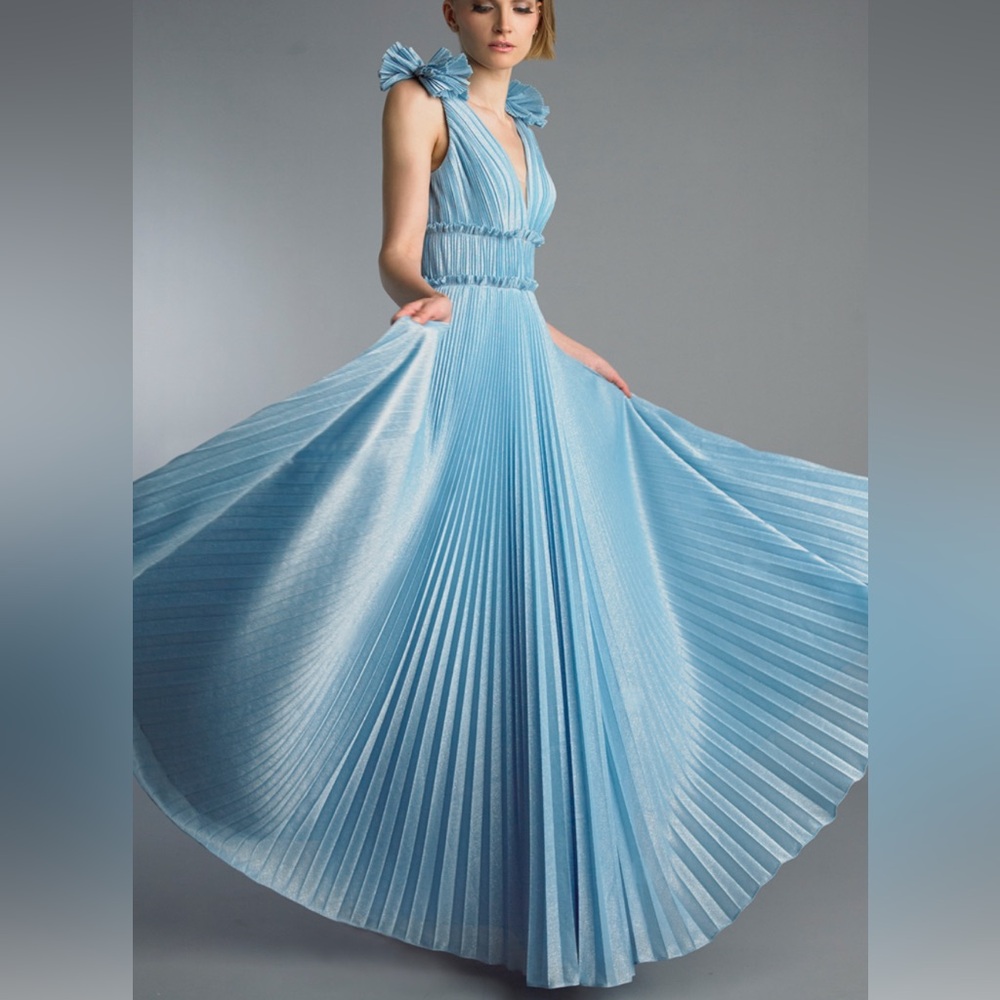 Basix Black Label Soft Blue Gown
